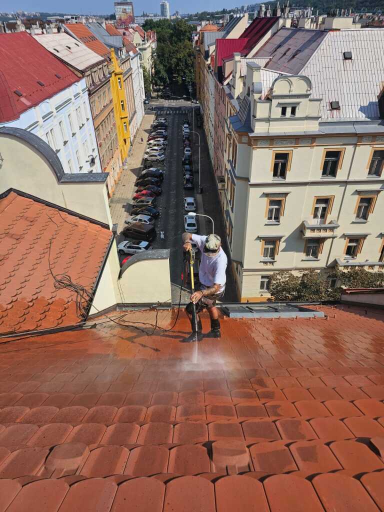 Profesionální čištění střechy
